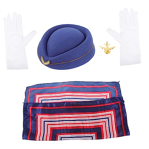 LIFKOME Stewardess Kostüm Flugbegleiterin Kleid Set Cosplay Requisiten Für Bühnenauftritte LIFKOME Stewardess Kostüm Flugbegleiterin Kleid Set Cosplay Requisiten Für Bühnenauftritte von LIFKOME