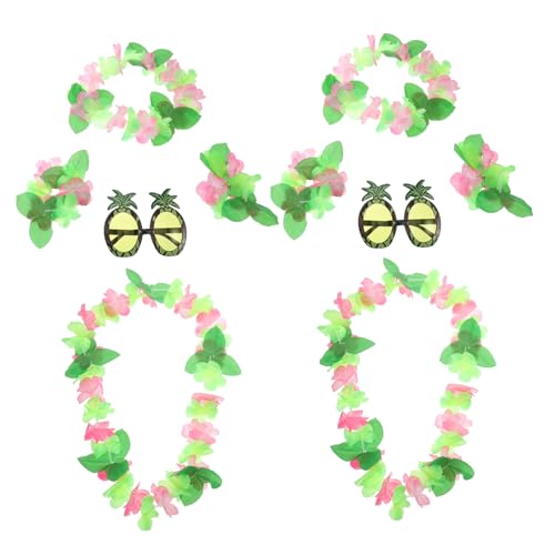 LIFKOME Einzigartiges Hawaii-accessoire-set 10-teilig Ananas-sonnenbrille Blumenkronen Für Veranstaltungen LIFKOME Einzigartiges Hawaii-accessoire-set 10-teilig Ananas-sonnenbrille Blumenkronen Für Veranstaltungen von LIFKOME