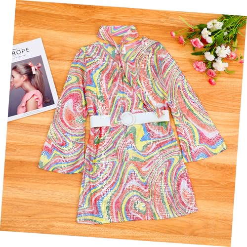 LIFKOME Mädchen Retro Kleid Ärmel Vintage Kleid Für Mädchen von LIFKOME