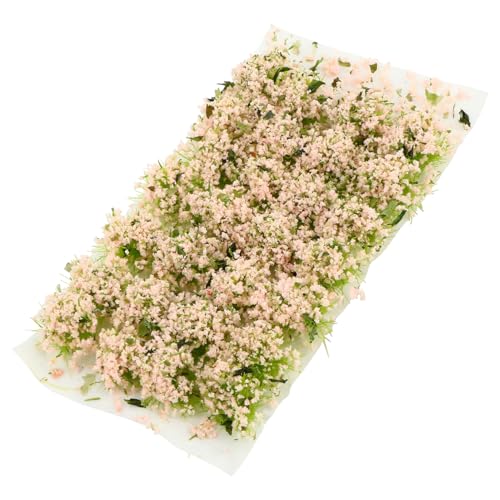 LIFKOME 1 Schachtel Sandtisch DIY Material Märchengarten Szene Landschaft Miniatur Mini-kunstpflanzen Cluster Drinnen Künstliche Blumen Mini-hausblume Künstliche Mini-Blume Plastik Rosa von LIFKOME