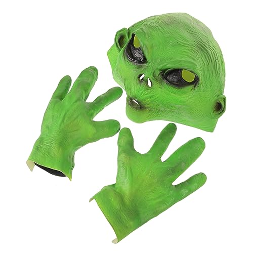 LIFKOME 1 Set Alien Horror Geistermaske Kapuze Maskerade Alien Maske Cosplay Party Alien Maske Gruselig Für Erwachsene Realistische Alien Maske Für Cosplay Halloween Alien Maske Gruselige von LIFKOME