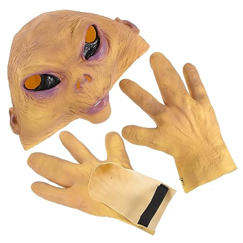 LIFKOME 1 Set Alien Horror Kapuze Alien Für Erwachsene Halloween Alien Gruseliger Alien Erwachsener Alien Alien Für Cosplay Gruseliger Alien von LIFKOME