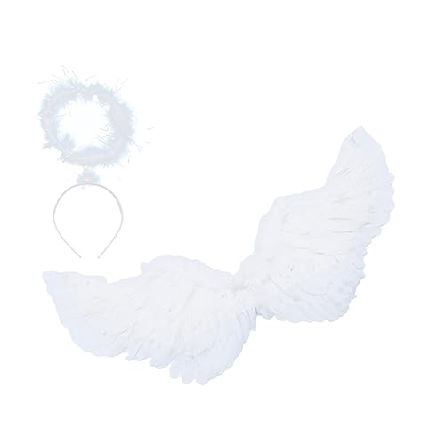 LIFKOME 1satz Engelsflügel Kostüm Für Mädchen Weißes Große Flügel Engelshaarband Für Halloween Cosplay Und Bühnenaufführungen Performance-requisite Für Kleine Mädchen LIFKOME 1satz Engelsflügel Kostüm Für Mädchen Weißes Große Flügel Engelshaarband Für Halloween Cosplay Und Bühnenaufführungen Performance-requisite Für Kleine Mädchen von LIFKOME