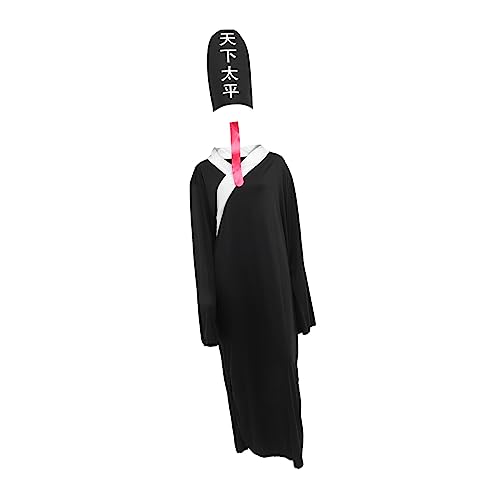 LIFKOME 1 Set Halloween Schwarzes Geisterkostüm Gruseliges Geister-outfit für Erwachsene und Teenager von LIFKOME