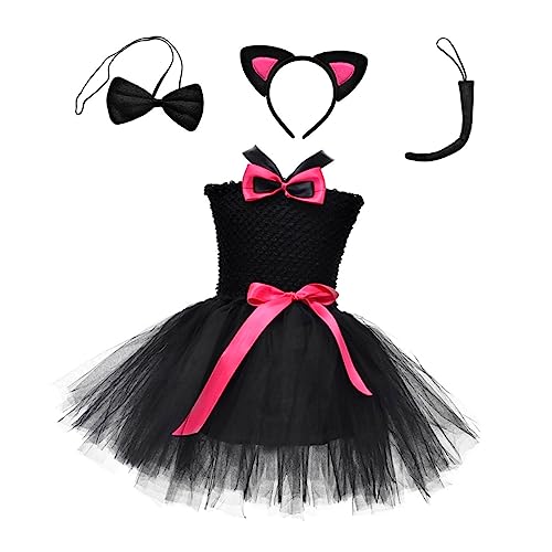 LIFKOME 1 Set Katzenrock Anzug Schwarzes Kleid Für Mädchen Outfit Halloween Kostüme Unterrock Blazer Kleid Kleid Outfits Für Mädchen Kleidung Rosy Cotton LIFKOME 1 Set Katzenrock Anzug Schwarzes Kleid Für Mädchen Outfit Halloween Kostüme Unterrock Blazer Kleid Kleid Outfits Für Mädchen Kleidung Rosy Cotton von LIFKOME