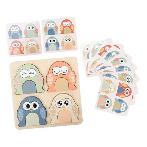 LIFKOME 1 Set Kinderhölzerneformen Passende Spielzeug Mit Niedlichen Tierarztblöcken Für Die Frühe Bildung Und Kognitives Lernen von LIFKOME