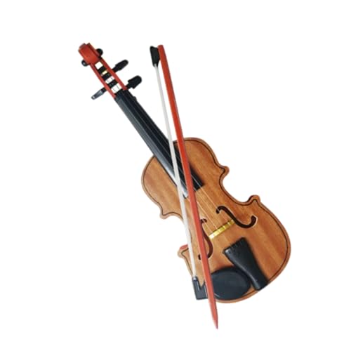 LIFKOME 1 Set Realistisches Violinmodell Für Kleinkinder, Kinder, Violinspielzeug, Kleiner Violinschmuck, Realistisches Violinspielzeug, Simulierte Musik, Violinspielzeug Mit Sound von LIFKOME