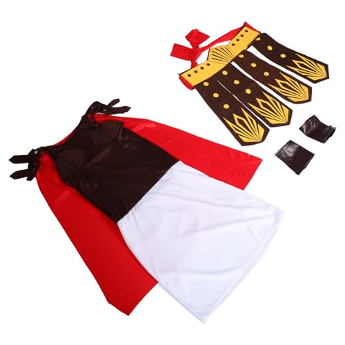 LIFKOME Antikes Römisches Soldatenkleid Damenkostüm Detailliertes Design Atmungsaktiv Für Bühnenauftritte Und Partys von LIFKOME