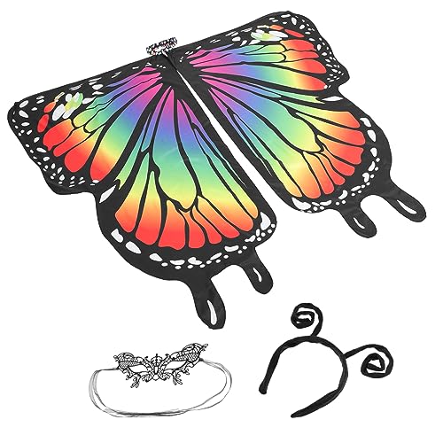 LIFKOME 1 Set Schmetterlingsschal Set Feenflügel Schmetterlings Kuchendekorationen Schmetterlingsflügel In Erwachsenengröße Doppelseitiges Schmetterlingskostüm Frau Weibliches LIFKOME 1 Set Schmetterlingsschal Set Feenflügel Schmetterlings Kuchendekorationen Schmetterlingsflügel In Erwachsenengröße Doppelseitiges Schmetterlingskostüm Frau Weibliches von LIFKOME