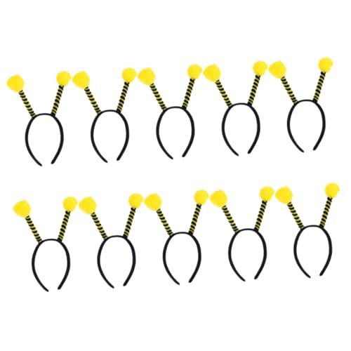 LIFKOME 10 Stück Bienenkopfschmuck Bienenkostüm Kinderantennen Stirnband Erwachsene Halloween Cosplay Stirnband Schmetterlingsantennen Bienenkostüm Für Erwachsene von LIFKOME