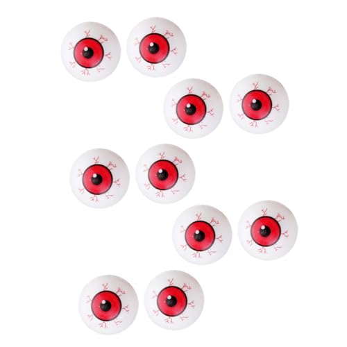 LIFKOME 10 Stück Halloween Augen aus Robustem Kunststoff Gruselige Deko für Party Horror Atmosphäre für Halloween Deko und Schaurige Raumgestaltung von LIFKOME