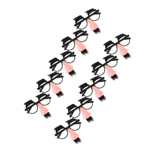 LIFKOME 10 Stück Halloween Große Nasenbrillen mit Augenbrauen und Schnurrbart Lustige Old Man Kostümbrille für Erwachsene Leichtes für Verkleidungen und Feiern LIFKOME 10 Stück Halloween Große Nasenbrillen mit Augenbrauen und Schnurrbart Lustige Old Man Kostümbrille für Erwachsene Leichtes für Verkleidungen und Feiern von LIFKOME