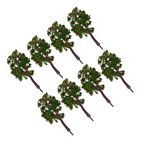 LIFKOME 10 Stück -Modell Simulation Modell Kleiner Baum Miniatur-Gartenbaumdekoration gefälscht Miniaturbäume DIY Baum Modelleisenbahnbäume Landschaftsbäume trainieren Grün von LIFKOME