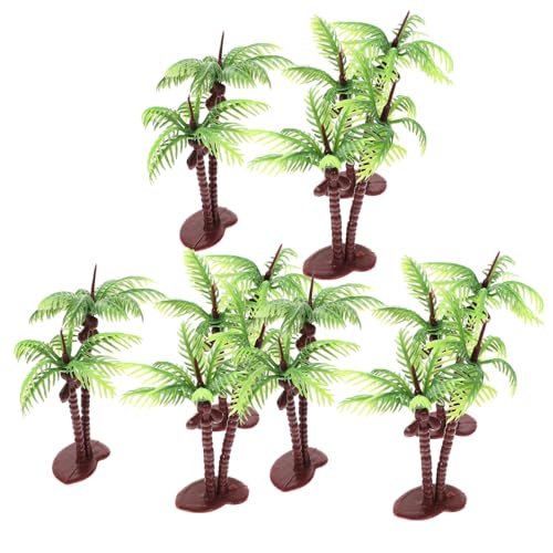 LIFKOME 10 Stück Teiliges Mini Kokosnussbaum Modell aus Kunststoff Realistische Mikro landschaftsdeko Handliche Sandtisch baumverzierung Detailgetreues DIY Zubehör für Architektur und LIFKOME 10 Stück Teiliges Mini Kokosnussbaum Modell aus Kunststoff Realistische Mikro landschaftsdeko Handliche Sandtisch baumverzierung Detailgetreues DIY Zubehör für Architektur und von LIFKOME