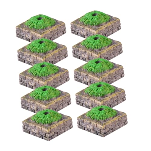 LIFKOME 10 Stück Teiliges Miniatur Baumaltar Modell Robustem Resin Realistische Landschaftsbasis für DIY Sandtisch Dekoratives Miniatur Scenery Zubehör für Modellbau und LIFKOME 10 Stück Teiliges Miniatur Baumaltar Modell Robustem Resin Realistische Landschaftsbasis für DIY Sandtisch Dekoratives Miniatur Scenery Zubehör für Modellbau und von LIFKOME
