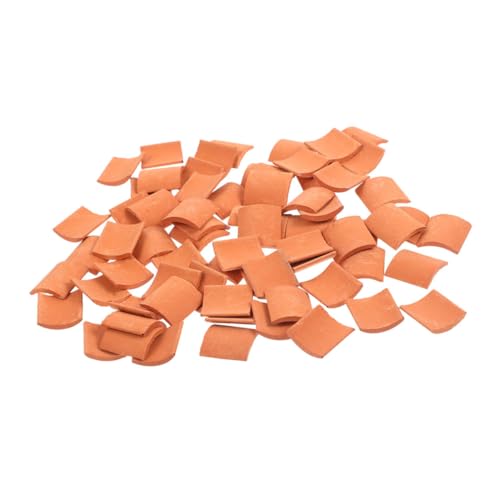 LIFKOME 100 Stück Mikrolandschaftssimulationssteine Mini-hausdachziegel Mini-dachziegel Puppenhaus-dachziegel Simulierte Kleine Dachziegel Mini-gartendachziegel Ton Orange LIFKOME 100 Stück Mikrolandschaftssimulationssteine Mini-hausdachziegel Mini-dachziegel Puppenhaus-dachziegel Simulierte Kleine Dachziegel Mini-gartendachziegel Ton Orange von LIFKOME