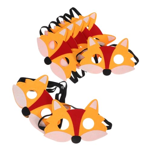 LIFKOME 12 Stück Teiliges Fuchs Halbgesichts Masken aus Filz für Erwachsene Elastisch Verstellbar Wiederverwendbar Tierisches Party und Cosplay Zubehör für Halloween und Maskenball LIFKOME 12 Stück Teiliges Fuchs Halbgesichts Masken aus Filz für Erwachsene Elastisch Verstellbar Wiederverwendbar Tierisches Party und Cosplay Zubehör für Halloween und Maskenball von LIFKOME