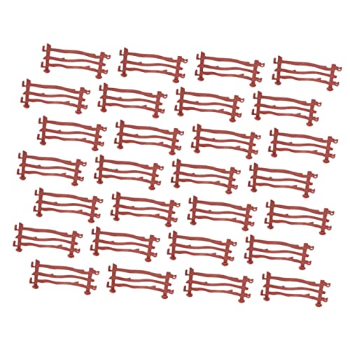 LIFKOME 120 Stück Miniaturzaun Teiliges mit Doppelhaken für Sandtisch Landschaftsdekoration für DIY Projekte Tiermodelle und Kreative Gestaltung von LIFKOME