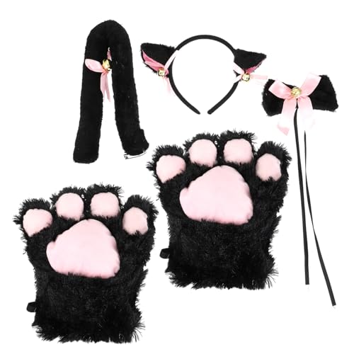 LIFKOME 1Satz Kätzchen Cosplay Teiliges mit Katzenschwanz und Haarreifen für Damen Perfektes Kostüm für Partys und LIFKOME 1Satz Kätzchen Cosplay Teiliges mit Katzenschwanz und Haarreifen für Damen Perfektes Kostüm für Partys und von LIFKOME