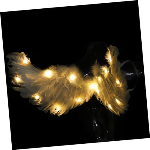 LIFKOME 1Stk Engelsfederflügel Kinderparty-Dekoration Kostüm the hallow halllowen weihnachts-deko tischläufer hochzeit hochzeitdeko Versorgung durchführen leuchtende Cosplay-Requisite Weiß LIFKOME 1Stk Engelsfederflügel Kinderparty-Dekoration Kostüm the hallow halllowen weihnachts-deko tischläufer hochzeit hochzeitdeko Versorgung durchführen leuchtende Cosplay-Requisite Weiß von LIFKOME