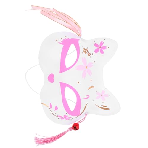 LIFKOME 1Stk Fuchs maske mit halbem Gesicht Kostüm Partyzubehör Masken für Halloween-Party Party-Auftritt halloween party halloween masken Party-Performance-Maske Party-Maske Papier Rosa von LIFKOME