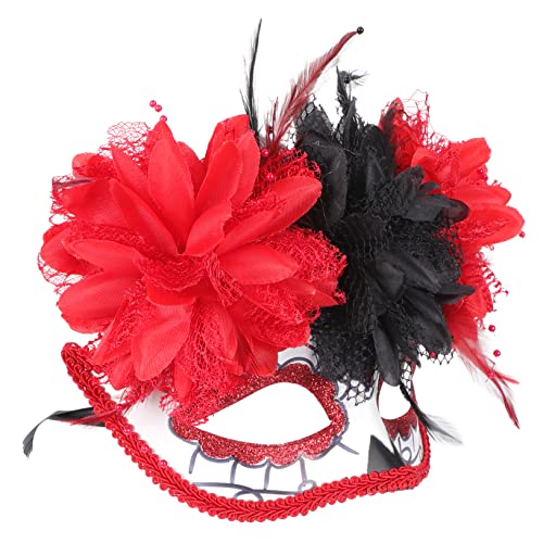 LIFKOME 1Stk Maskerade Maske lustige Halloween-Maske Kostüm Festival-Party-Maske Kostüm Neon halloween masken halloweenmaske Karnevalsmaske Halloween -Requisite Plastik rot von LIFKOME