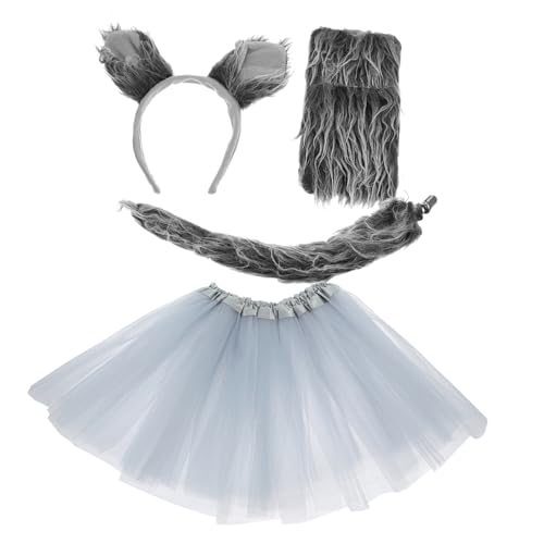 LIFKOME 1satz Kostümset Mit Haarreif Handschuhen Und Tutu-rock Tierische Cosplay-accessoires Für Partys Halloween Und - -dekorationen LIFKOME 1satz Kostümset Mit Haarreif Handschuhen Und Tutu-rock Tierische Cosplay-accessoires Für Partys Halloween Und - -dekorationen von LIFKOME
