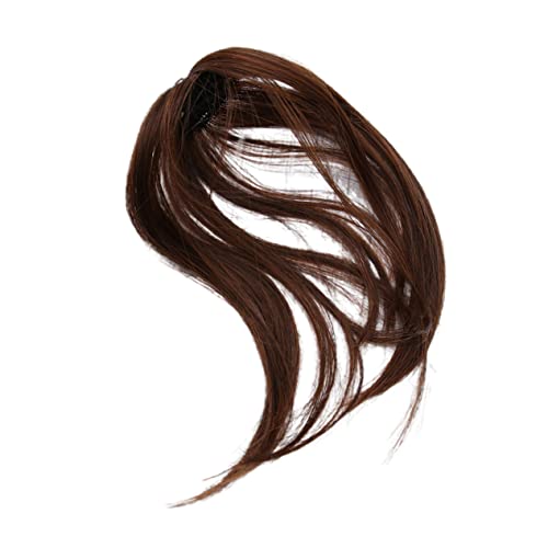 LIFKOME 1stk Vorderes Haar Knallt Clip Schläfer Ohrringe Menschlich Goldohrring Für Frauen Kleine Creolen Für Damen Einfädler Ohrringe Band Stirnbänder Stange Gefälscht Bausatz Brown von LIFKOME