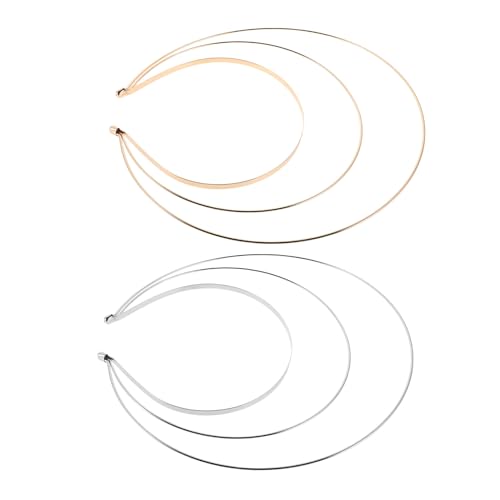LIFKOME 2 Stück Dreischichtiger Heiligenschein Haarschmuck für Damen Hanfu Diadem Haarreif DIY Bastelset Göttinnen Haarband Halloween Kostüm Zubehör in Gold und Silber Langlebig und LIFKOME 2 Stück Dreischichtiger Heiligenschein Haarschmuck für Damen Hanfu Diadem Haarreif DIY Bastelset Göttinnen Haarband Halloween Kostüm Zubehör in Gold und Silber Langlebig und von LIFKOME