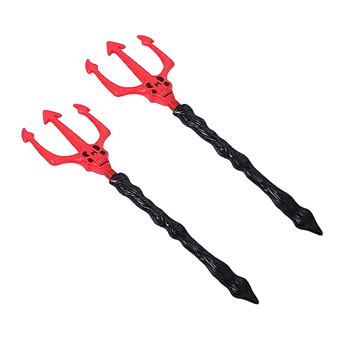 LIFKOME Cosplay-Requisiten 2er-Pack Teufelsgabel-Spielzeug Leichte Simulationswaffen Für Jungen- Und Mädchenpartys Halloween von LIFKOME