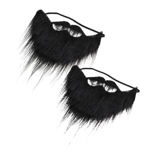 LIFKOME 2 Stück Halloween Gefälschter Bart Realistischer Schnurrbart Kunstschnurrbart Gefälschter Schnurrbart Realistischer Bart Natürlich Aussehende Gesichtsbehaarung Für Cosplay LIFKOME 2 Stück Halloween Gefälschter Bart Realistischer Schnurrbart Kunstschnurrbart Gefälschter Schnurrbart Realistischer Bart Natürlich Aussehende Gesichtsbehaarung Für Cosplay von LIFKOME