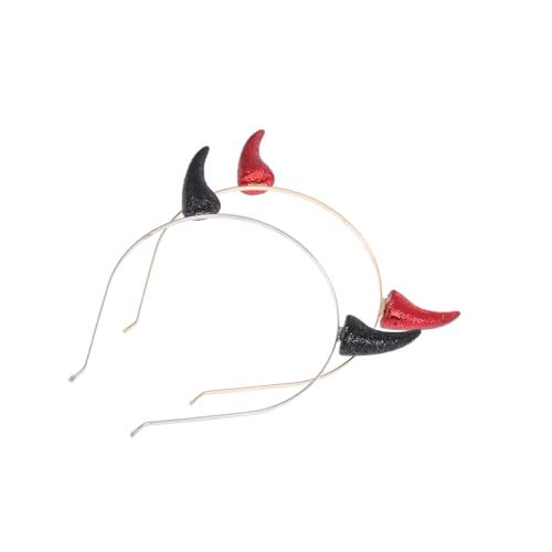 LIFKOME 2 Stück Halloween Haarreif mit Teuflischen Hörnern in Schwarz und Rot Langlebige Kopfbedeckung für Damen für Halloween-party Cosplay und Festliche Anlässe LIFKOME 2 Stück Halloween Haarreif mit Teuflischen Hörnern in Schwarz und Rot Langlebige Kopfbedeckung für Damen für Halloween-party Cosplay und Festliche Anlässe von LIFKOME