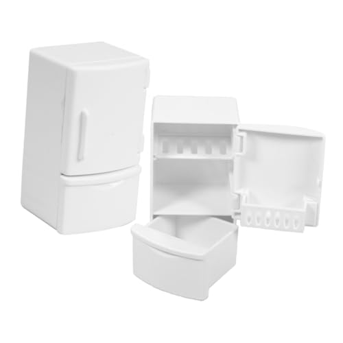 LIFKOME 2 Stück Kleiner weißer Kühlschrank Puppenhaus-Miniaturgeräte Sie Dollhouse -Kühlschrank Mini-Puppenhauszubehör Puppenhaus-Kühlschrank Miniatur-Dinge Plastik LIFKOME 2 Stück Kleiner weißer Kühlschrank Puppenhaus-Miniaturgeräte Sie Dollhouse -Kühlschrank Mini-Puppenhauszubehör Puppenhaus-Kühlschrank Miniatur-Dinge Plastik von LIFKOME