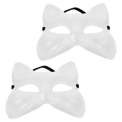 LIFKOME Halloween-masken-set 2-teilig Unbemalt Masken Für Damen Cosplay Karneval Maske Requisiten von LIFKOME
