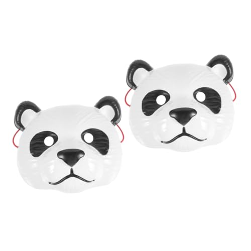 LIFKOME 2 Stück Panda Tiermaske für Halloween und Partys Lustige Tiermaske im Cartoon Stil Dekoratives Accessoire für Maskerade und Geburtstagsfeiern LIFKOME 2 Stück Panda Tiermaske für Halloween und Partys Lustige Tiermaske im Cartoon Stil Dekoratives Accessoire für Maskerade und Geburtstagsfeiern von LIFKOME