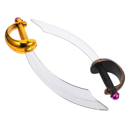 LIFKOME 2-teiliges Piratenspielzeug-Set Für Jungen Und Mädchen Trickspielzeug Realistischer Für Jungen Und Mädchen Halloween Kunststoff Halloween Cosplay-Requisite von LIFKOME