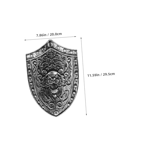 LIFKOME 2 Stück Schildspielzeug Leichtes Mittelalterliches Ritterkostüm Zubehör für Halloween Cosplay Party Jungen Fantasievolles Rollenspiel LIFKOME 2 Stück Schildspielzeug Leichtes Mittelalterliches Ritterkostüm Zubehör für Halloween Cosplay Party Jungen Fantasievolles Rollenspiel von LIFKOME