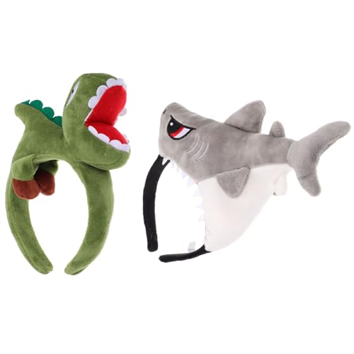 LIFKOME 2 Stück Teiliges Lustiges Tier Haarband Weiche Dinosaurier Stirnbänder Strapazierfähig Süßes Party Zubehör für Erwachsene für Kostüm Halloween Cosplay LIFKOME 2 Stück Teiliges Lustiges Tier Haarband Weiche Dinosaurier Stirnbänder Strapazierfähig Süßes Party Zubehör für Erwachsene für Kostüm Halloween Cosplay von LIFKOME