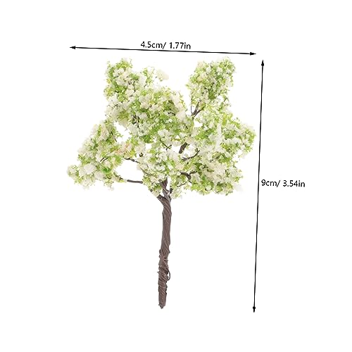 LIFKOME 2 Stück Teiliges Miniatur Baumfiguren Schwamm Lebensechte Tischdekoration für Micro Landschaften Garten Zubehör Leicht und Vielseitig für Rustikale Wohnstile von LIFKOME