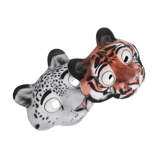 LIFKOME 2 Stück Teiliges Tiermasken aus Leichtem EVA Bunte Tiger Schneeleoparden-masken für Kinderkostüme Karneval Halloween-party Cosplay und Festliche Gruppenspiele LIFKOME 2 Stück Teiliges Tiermasken aus Leichtem EVA Bunte Tiger Schneeleoparden-masken für Kinderkostüme Karneval Halloween-party Cosplay und Festliche Gruppenspiele von LIFKOME