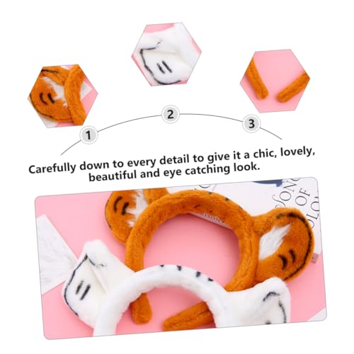 LIFKOME 2 Stück Teiliges Tiger Ohr Haarreif Weiches Haarband Dekoratives Stirnband für Cosplay Party Bühnenauftritte Bequem und Langlebig Niedliches Tierohren Haaraccessoire LIFKOME 2 Stück Teiliges Tiger Ohr Haarreif Weiches Haarband Dekoratives Stirnband für Cosplay Party Bühnenauftritte Bequem und Langlebig Niedliches Tierohren Haaraccessoire von LIFKOME