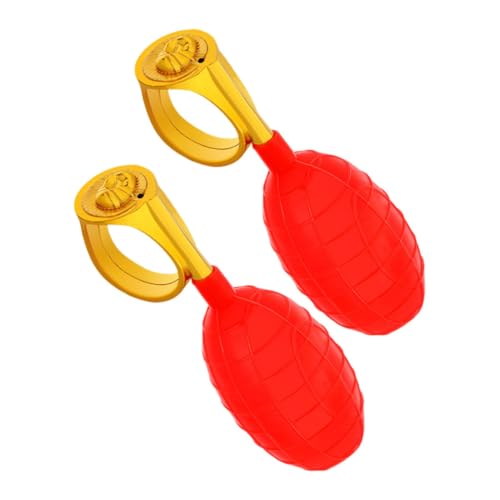 LIFKOME 2 Stück Wassersprühring Für Die Ganze Person Streich Requisit Streich Gadget Humorvolles Party Neuheitsspielzeug Spritzring Streich Für Erwachsene Neuheits Streich von LIFKOME