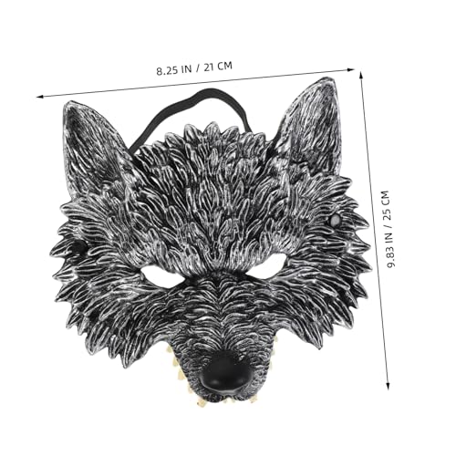 LIFKOME 2 Stück Werwolf Maske Gruselige Wolfsmaske Wolfsgesichtsmasken Halloween Für Weihnachten Wolfstiermaske Halbgesichts Tiermaske Maskenkostümmaske LIFKOME 2 Stück Werwolf Maske Gruselige Wolfsmaske Wolfsgesichtsmasken Halloween Für Weihnachten Wolfstiermaske Halbgesichts Tiermaske Maskenkostümmaske von LIFKOME