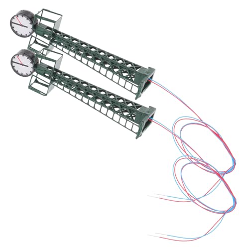 LIFKOME 2 Stück Zuggitterlichtmodell Modellbahn Tisch Straßenlaternen Im Maßstab n Mini Laternenpfahl Zuglichter Eisenbahnlampe Miniaturlandschaften Eisenbahn Zuglampe Grün Metall LIFKOME 2 Stück Zuggitterlichtmodell Modellbahn Tisch Straßenlaternen Im Maßstab n Mini Laternenpfahl Zuglichter Eisenbahnlampe Miniaturlandschaften Eisenbahn Zuglampe Grün Metall von LIFKOME