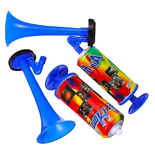 LIFKOME 2 Stück jubelndes Horn Cheer Air Horn Handlufthorn Tragbares Lufthorn Party-Lufthorn Feierlichkeiten Sport für Horn-Geräusch-Hersteller Partylufthörner Umweltschutz Kunststoff pp von LIFKOME