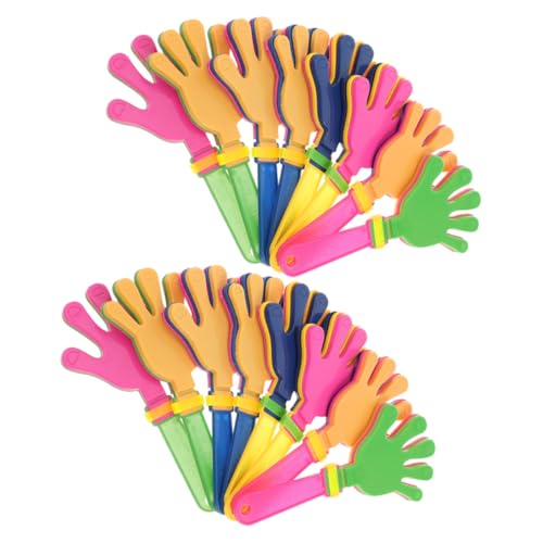 LIFKOME 20 Stück Teiliges Kunststoff Handklatscher Bunt Kleine Kindersicheres Partyspielzeug Einfache Handhabung für Kindergeburtstage Sportveranstaltungen und Konzertspaß Zufällige Farbe LIFKOME 20 Stück Teiliges Kunststoff Handklatscher Bunt Kleine Kindersicheres Partyspielzeug Einfache Handhabung für Kindergeburtstage Sportveranstaltungen und Konzertspaß Zufällige Farbe von LIFKOME