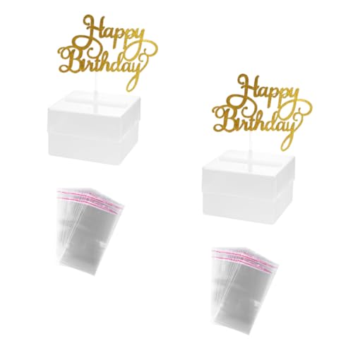 LIFKOME Kasse Spardose Torten-design Happy Birthday Mit Geldspeicher Für Geburtstagsfeiern von LIFKOME