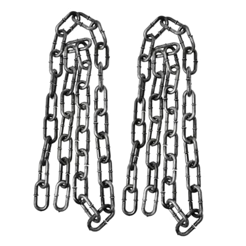 LIFKOME 2pcs Halloween -Ketten Plastikketten Requisiten Dekoration Gefängniskette Für Halloween Party Dekoration Cosplay Accessoires LIFKOME 2pcs Halloween -Ketten Plastikketten Requisiten Dekoration Gefängniskette Für Halloween Party Dekoration Cosplay Accessoires von LIFKOME