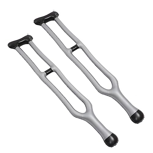 LIFKOME 2pcs Aufblasbare Krücken Spielen Für Jungen Und Mädchen Sprengung Alten Mann Kostüm Streich Spielzeug von LIFKOME