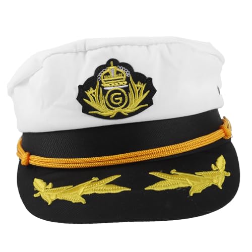 LIFKOME 2stücke Captain Sailor Hut Für Erwachsene Verstellbare Mit Für Cosplay Und Themenpartys Leicht Und Atmungsaktiv Für Und Kostümpartys LIFKOME 2stücke Captain Sailor Hut Für Erwachsene Verstellbare Mit Für Cosplay Und Themenpartys Leicht Und Atmungsaktiv Für Und Kostümpartys von LIFKOME